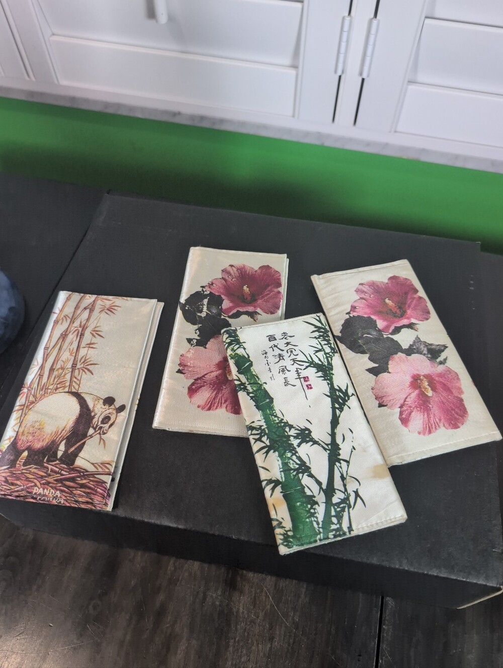 Floral & Bamboo Printed Wallets - Set of 4